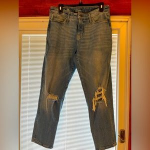 a.n.a. jeans with ripped knees